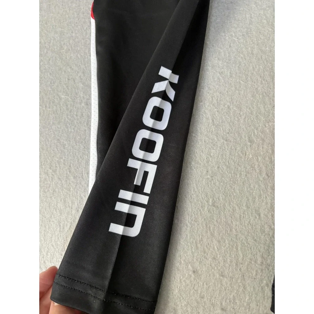 Koofin Gear Shirt Mens Small‎ Black Florida Flag Long Sleeve Fishing Performance